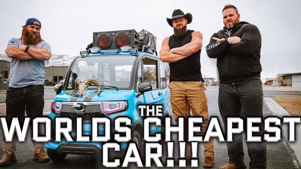 We Bought The World's Cheapest New Car *Weight Limit EXCEEDED*