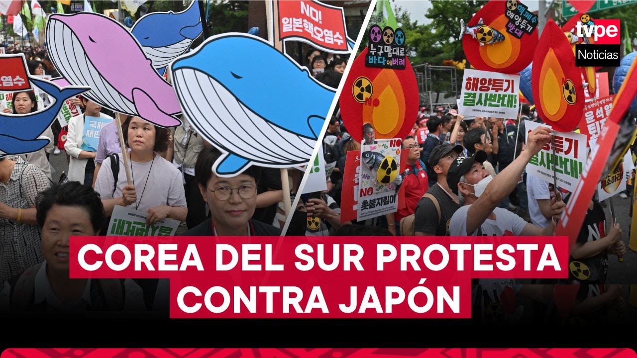 Corea del Sur protesta contra Japón por plan de vertido de agua de Fukushima al océano Pacífico