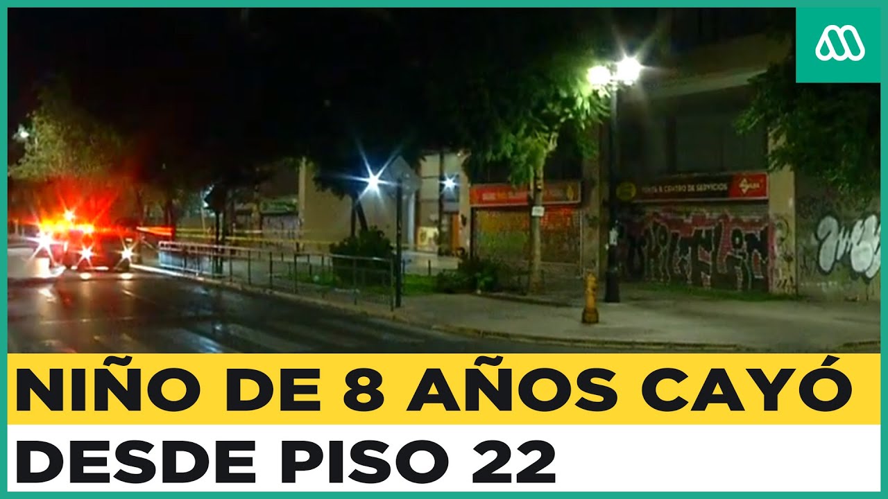 Niño murió tras caer desde edificio en Santiago Centro: Estaba solo en el departamento