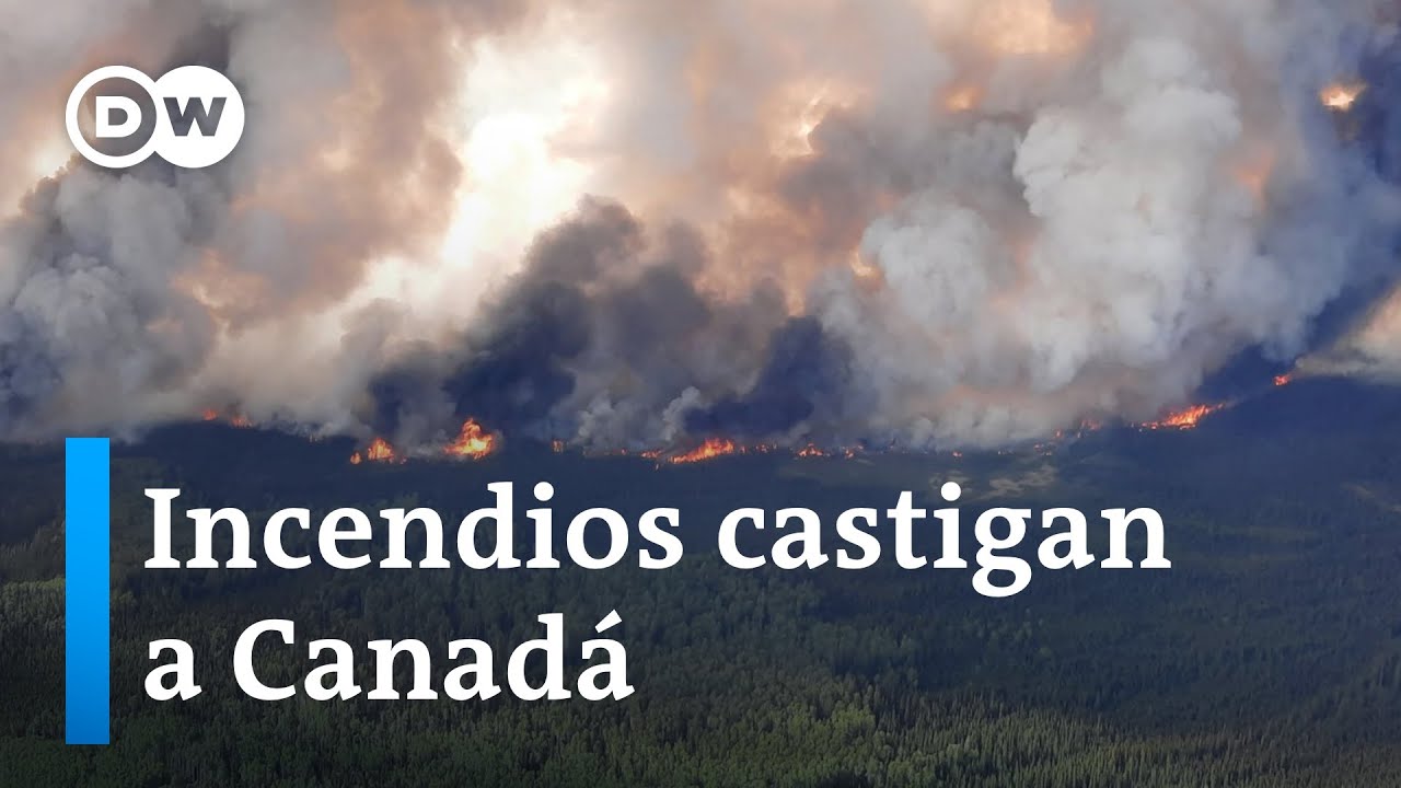 Miles obligados a evacuar por incendio forestal en el este de Canadá