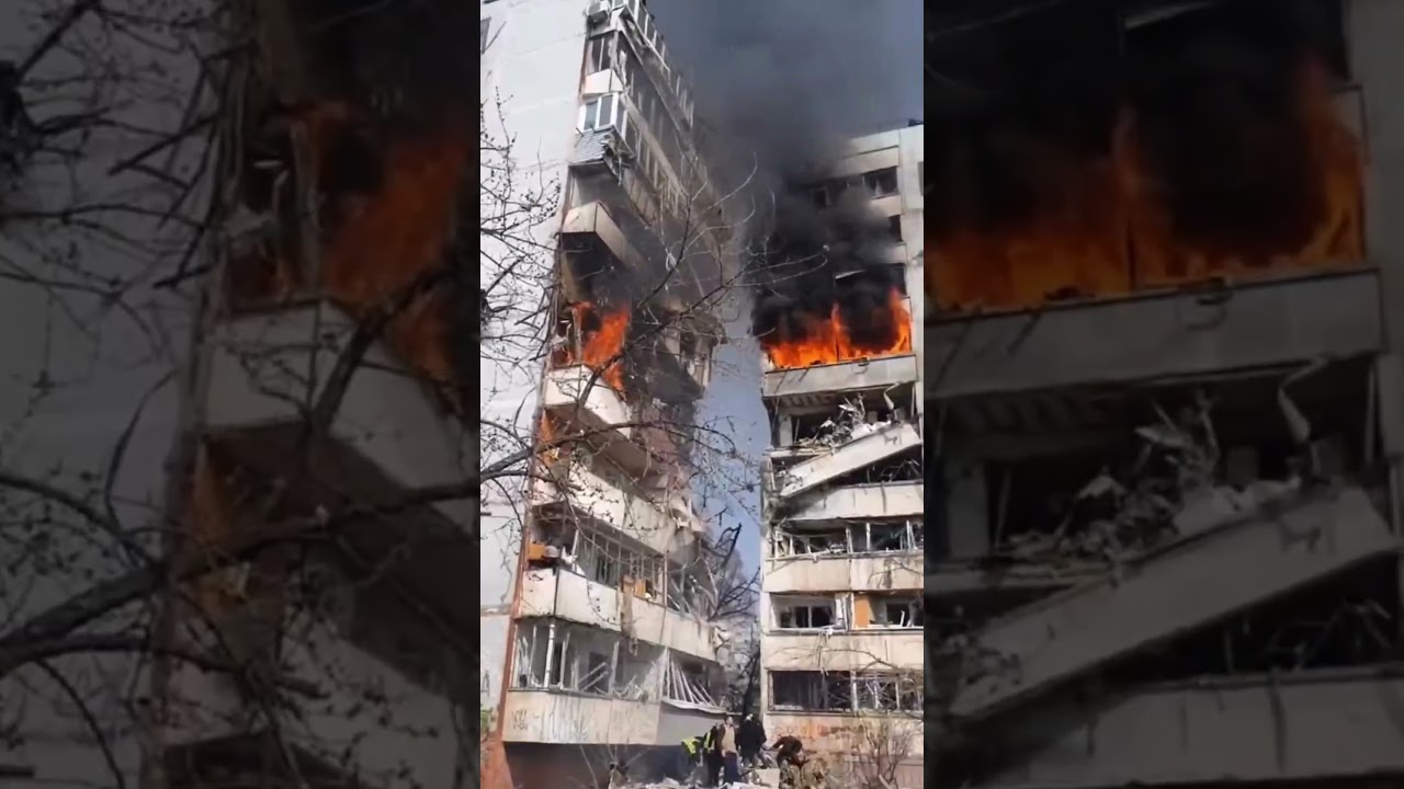 Bombardeo ruso en Zaporizhzhia, Ucrania | CPS Noticias Puerto Vallarta