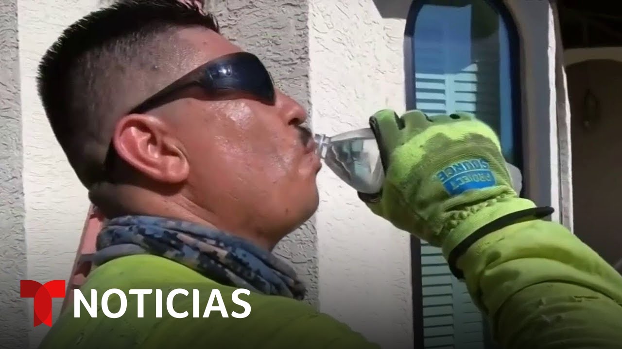 Las temperaturas en Arizona tocan techo y ponen en peligro la vida de muchos | Noticias Telemundo