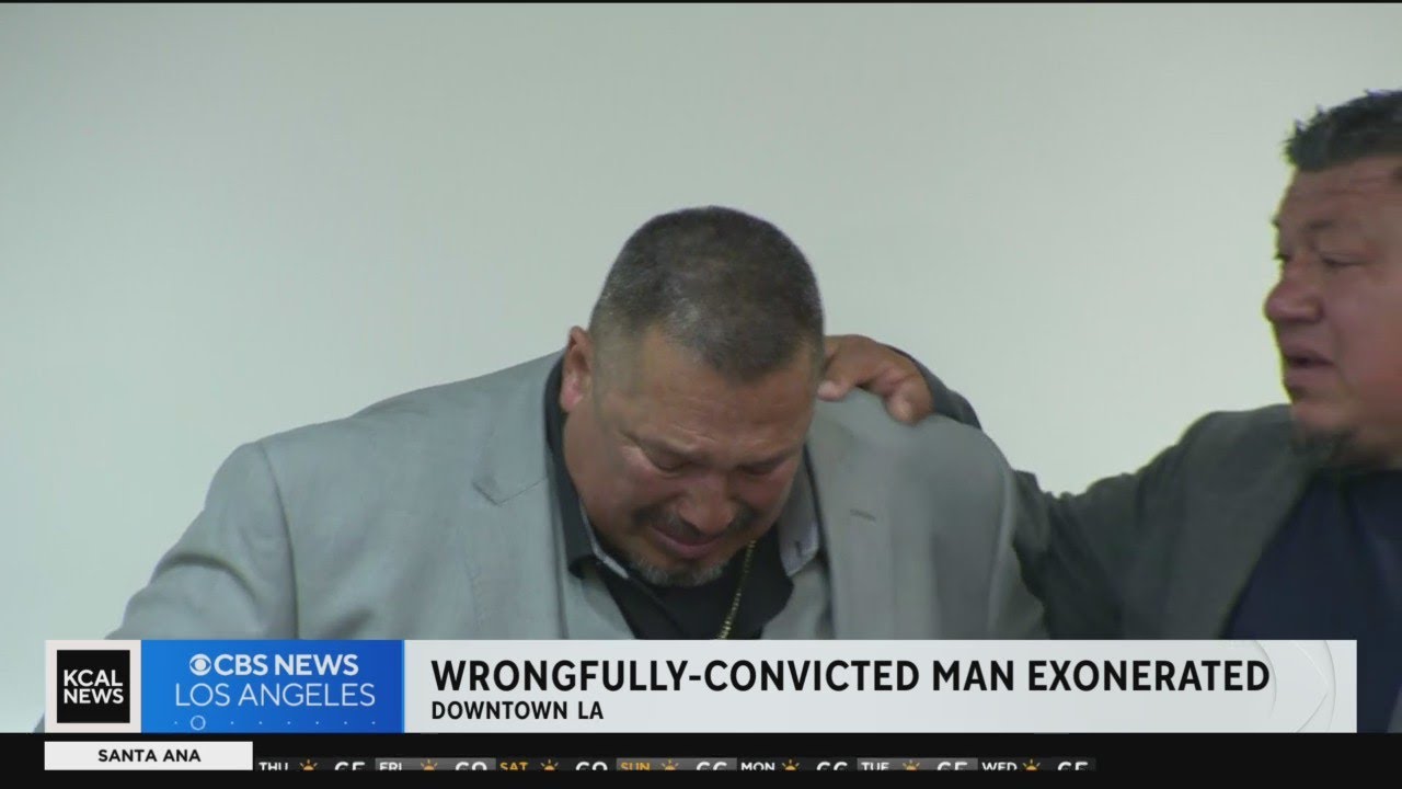 Man wrongfully convicted is exonerated after serving a 33-year prison sentence