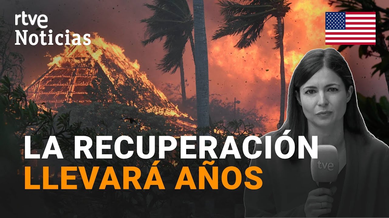 HAWÁI: Los INCENDIOS avivados por el HURACÁN DORA dejan 36 MUERTOS en la ISLA de MAUI | RTVE