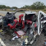 Accidente automovilístico en el estado de Texas