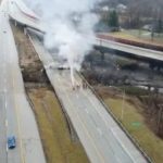 Un camión cisterna explotó en Ohio