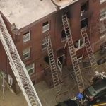 Incendio en una casa en Filadelfia