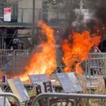 Un hombre se prendió fuego frente al tribunal