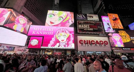 Demon Slayer anime was celebrated in New York
