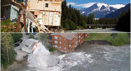 Severe floodings in Alaska forced evacuations