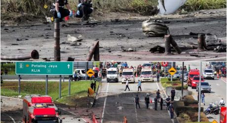 Ten people lost their lives after an airplane crash in Malaysia
