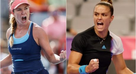 Tennis players Danielle Collins and Maria Sakkari had a verbal confrontation on the court
