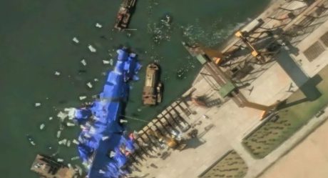 North Korea Uses Balloons in Bid to Salvage Damaged Warship