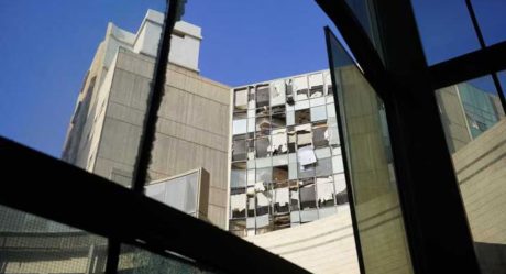 An Iranian missile strikes Israel’s largest hospital