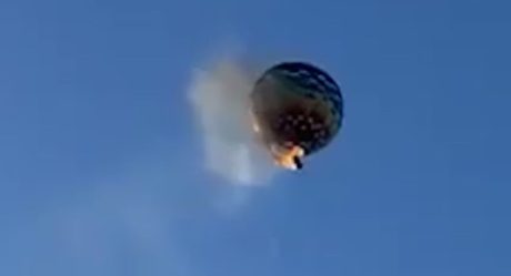 Hot air balloon catches fire mid-flight, leaving at least eight dead in Brazil